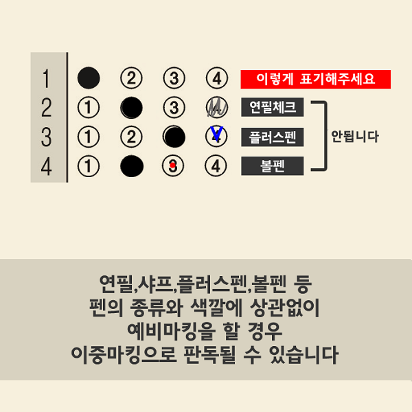 9급 응시자 준수사항을 다음과 같이 공고02